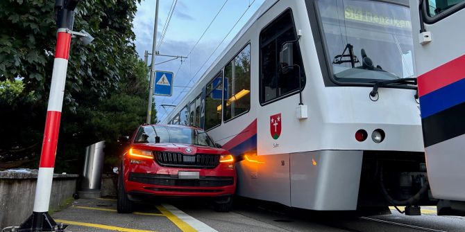 Gränichen: Zug übersehen