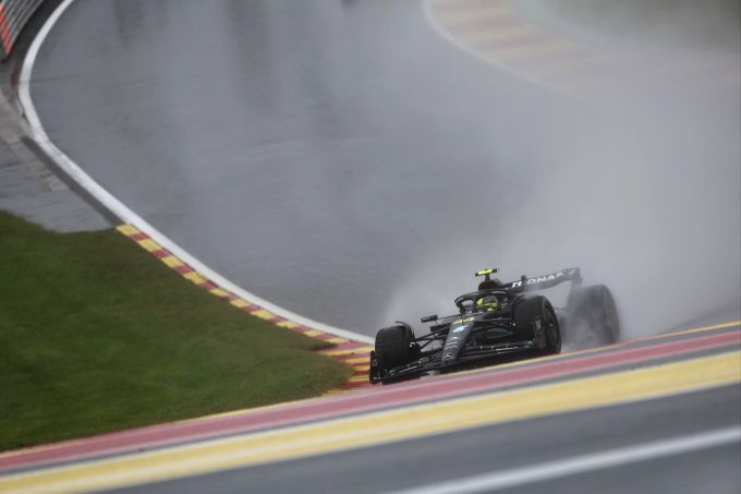 Lewis Hamilton (Mercedes) beim Belgien-GP der Formel 1. Mercedes Formel 1