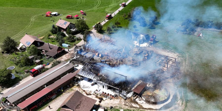 Brand in Barberêche