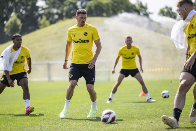 Christian Fassnacht bereitet sich mit YB auf die neue Saison vor. YB