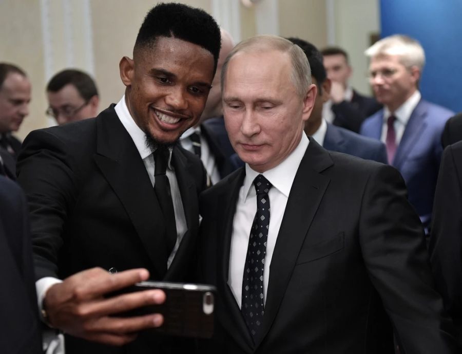 Samuel Eto'o Wladimir Putin