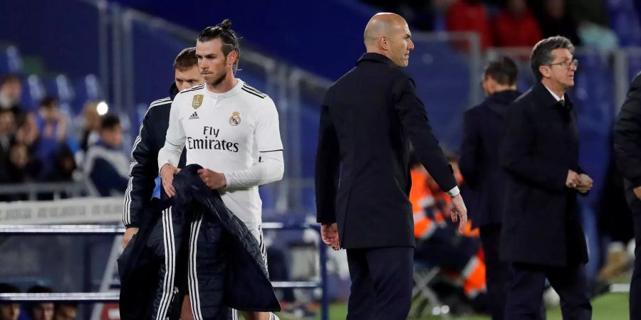 Die Zeit von Gareth Bale bei Real Madrid scheint abgelaufen zu sein. Trainer Zinedine Zidane setzt nicht auf den Waliser.