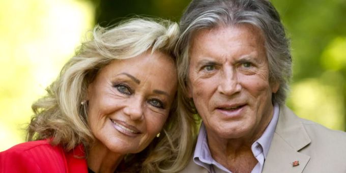 Pierre Brice hat in elf Kinofilmen die Rolle des Winnetou gespielt. Hier posiert er mit seiner Frau Hella. winnetou