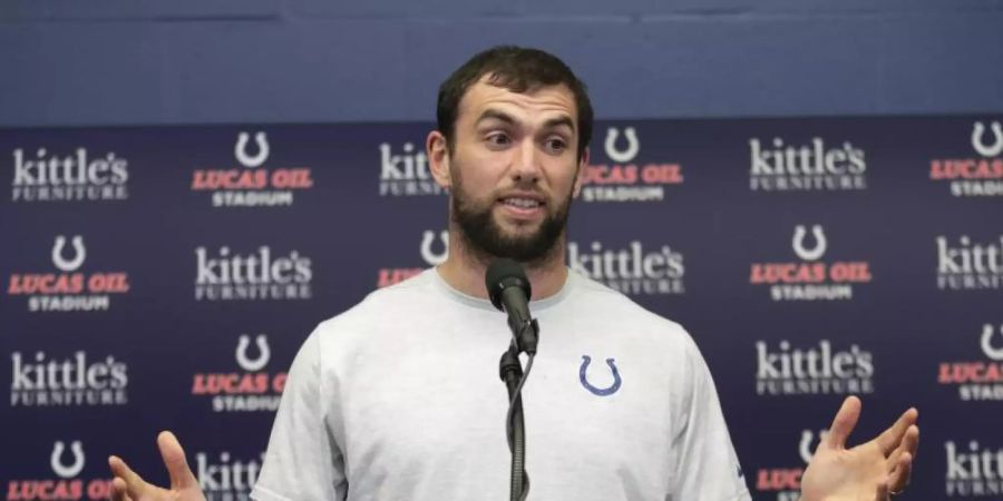 Andrew Luck gilt als einer der besten Quarterbacks ohne Super-Bowl-Titel. Foto: Michael Conroy/AP