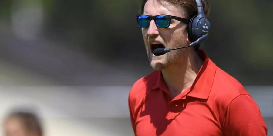 Xavier Reckinger holte mit den Hockey-Damen einen Sieg gegen Belgien. Foto: Andreas Gebert