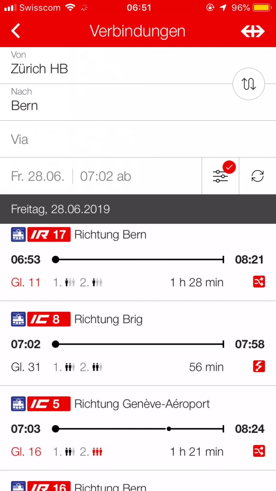 Die Zugsausfälle und Verspätungen bei den SBB halten auch am Freitagmorgen noch an.