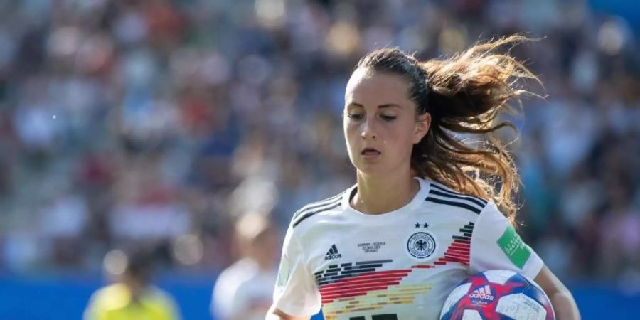 Sara Däbritz spielt jetzt für Paris Saint-Germain. Foto: Sebastian Gollnow