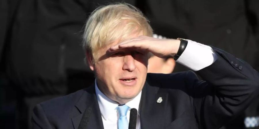 Premier Boris Johnson am Donnerstag bei einer Rede in West Yorkshire. Foto: Danny Lawson/PA Wire