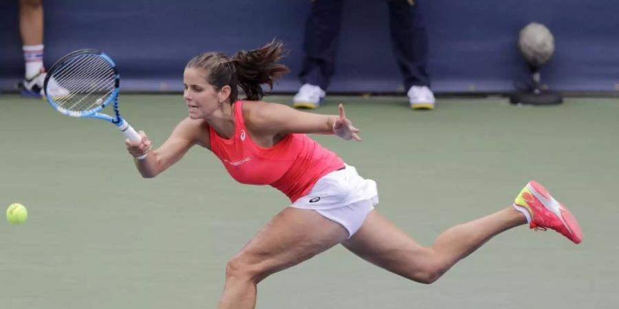 Julia Görges hat in New York die nächste Runde erreicht. Foto: Frank Franklin Ii/AP