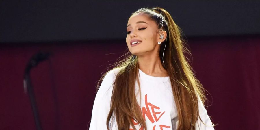 Ariana Grande beim Benefizkonzert in Manchester.