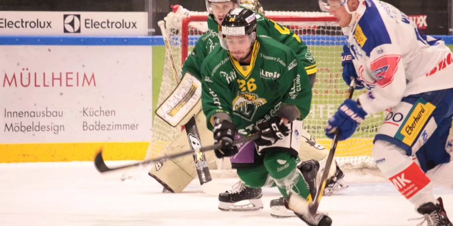 Die Thurgauer wirkten vor allem zu Beginn des Spiels sehr konzentriert und zwangen den Fliegern in den ersten 20 Minuten ihr Spiel auf. (Foto:sports-media.ch)