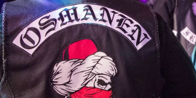 Mitglieder der Rockergruppe «Osmanen»