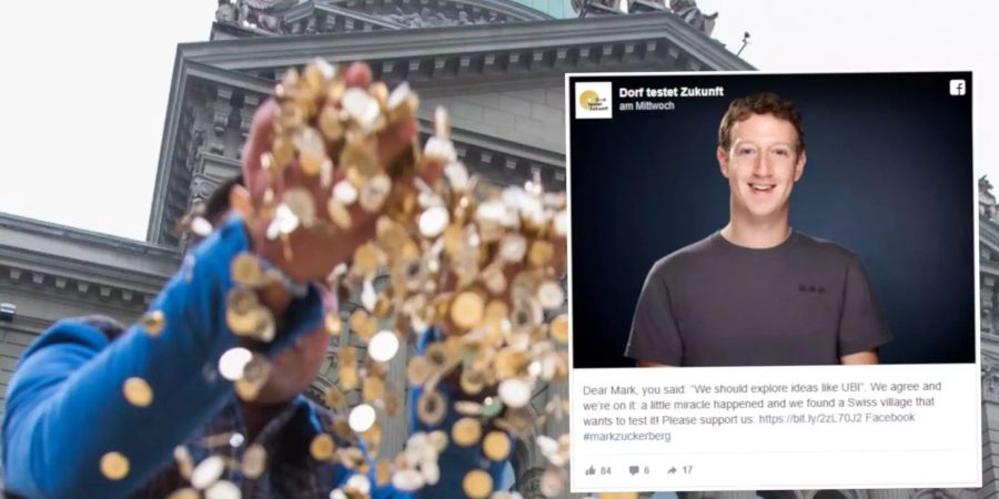 Zuckerberg soll Grundeinkommen retten.