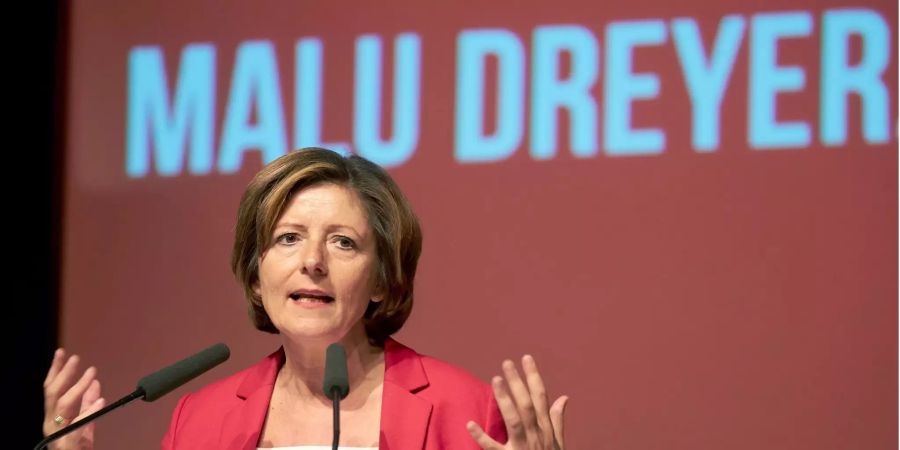 Malu Dreyer (SPD), Ministerpräsidentin Rheinland-Pfalz, spricht bei der Landesvertreterversammlunag der SPD Rheinland-Pfalz.