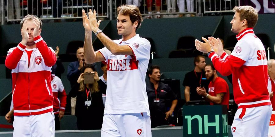 2015 stand Federer zum letzten Mal für die Schweiz im Davis Cup im Einsatz.