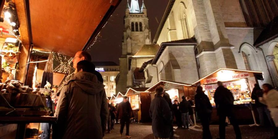 Auch in Lausanne beginnt der Christkindlimarkt heute.