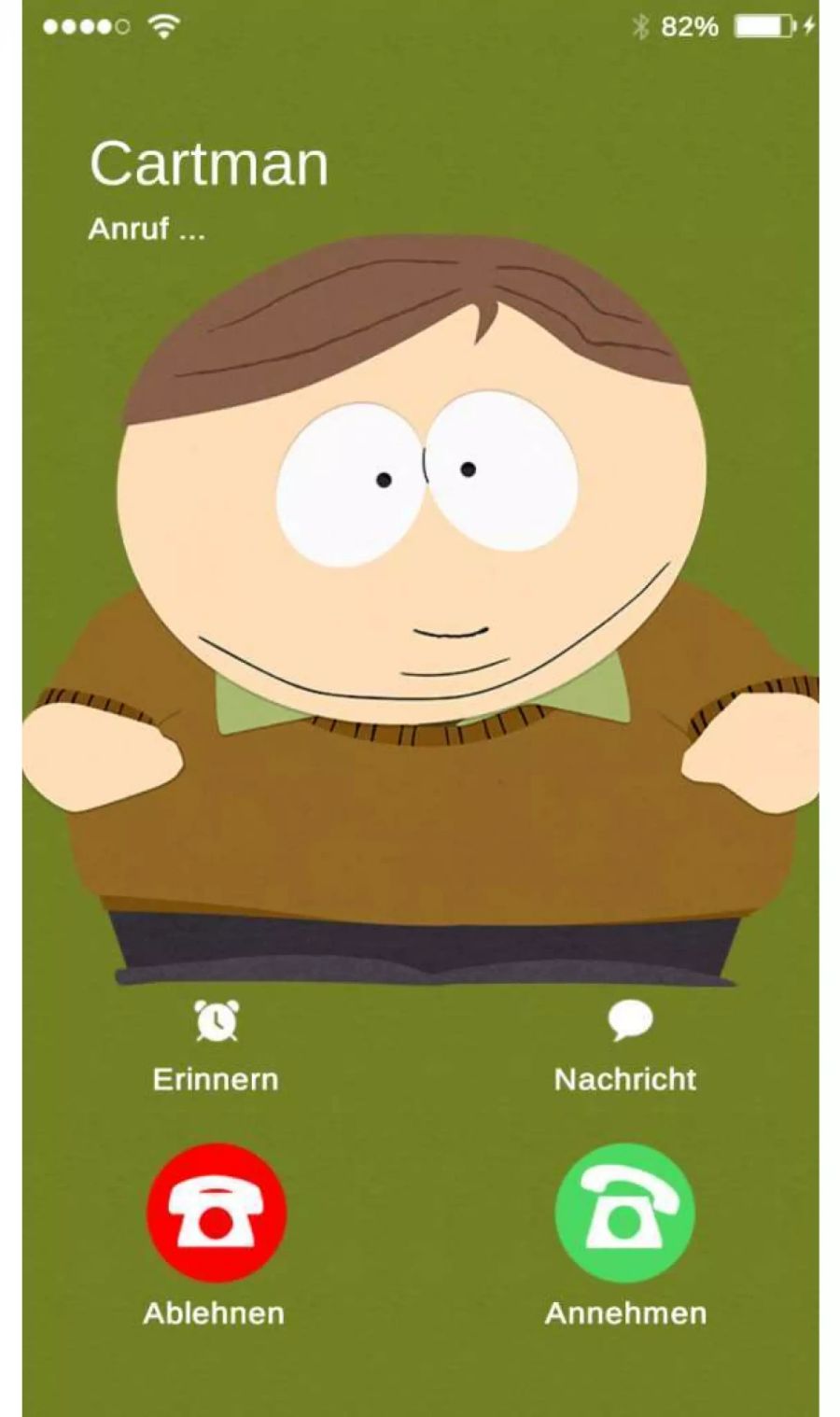 Auch Anrufe von Cartman erwarten den Spieler.