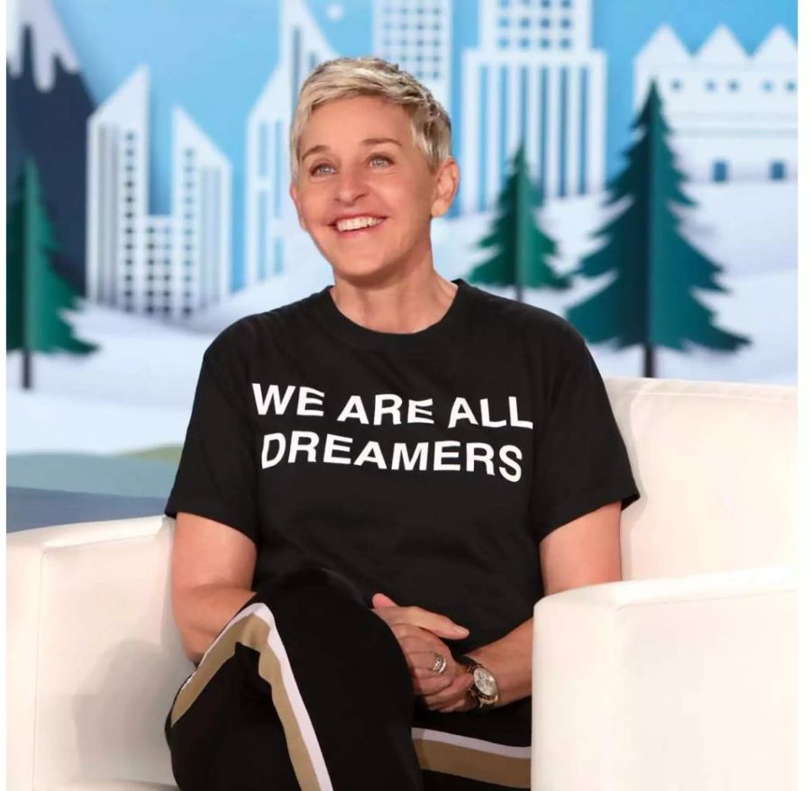 Für einmal nicht zum Spassen aufgelegt: Ellen Degeneres' Haustiere wurden bereits evakuiert.