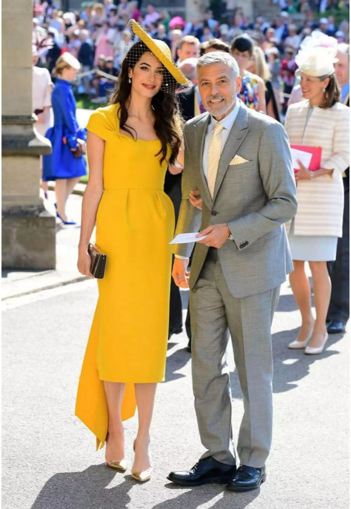 George und Amal Clooney kannten Prinz Harry und Meghan ...