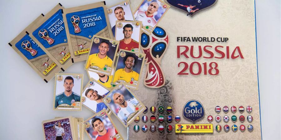 Die Panini-Bilder zur WM 2018 sind seit dem 24. März verfügbar.