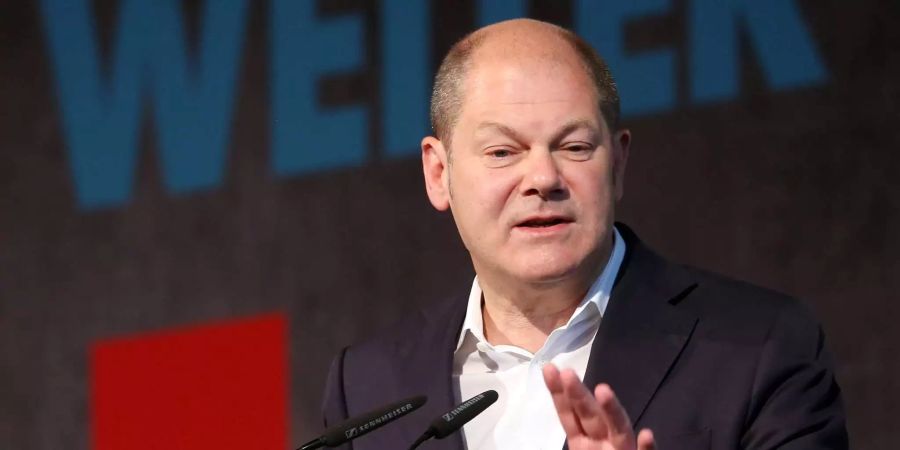 Bundeskanzler Olaf Scholz (SPD).