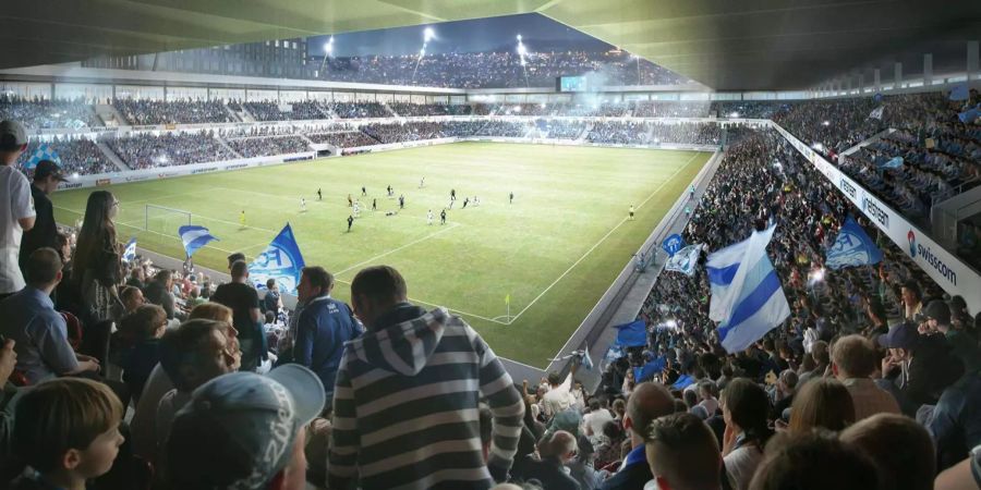 Wegen der Forderung nach mehr gemeinnützigem Wohnraum steht nun das ganze Stadionprojekt auf dem Spiel.