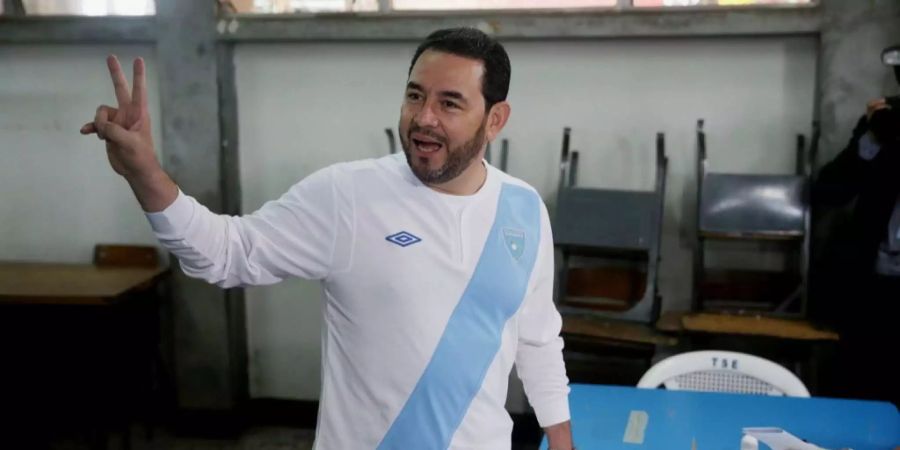 Der Staatschef Guatemalas, Jimmy Morales, reist am Mittwoch nach Jerusalem zur Botschafts-Eröffnung.