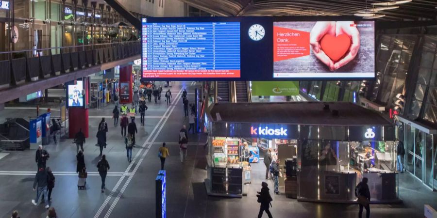 Im Dezember 2010 kam es am Bahnhof Luzern zur versuchten Vergewaltigung.