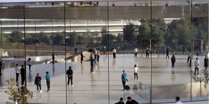 Apples neues Headquarter in Cupertino. Apples neues Headquarter in Cupertino.