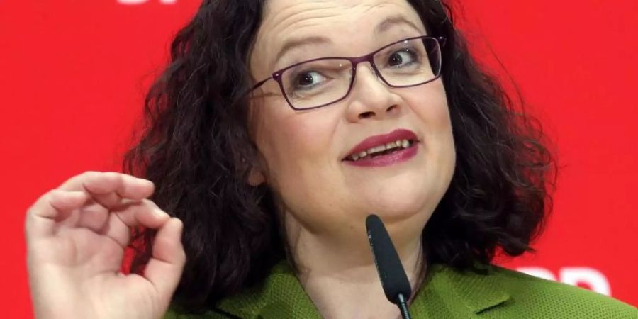 Nahles hatte bereits im vergangenen Jahr eine Sozialstaatsreform gefordert und angekündigt: «Wir werden Hartz IV hinter uns lassen.» Foto: Wolfgang Kumm