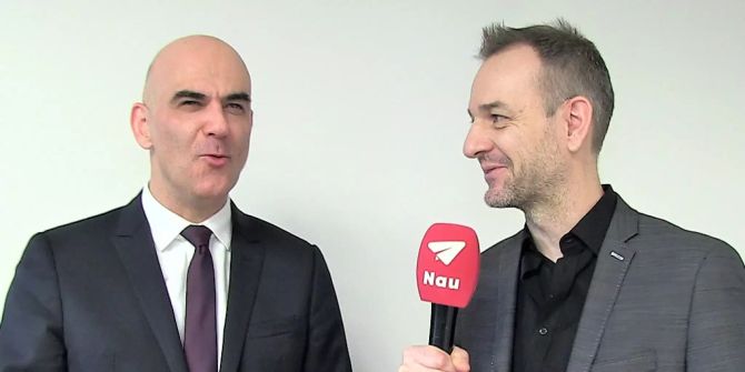 Bundespräsident Alain Berset im Talk mit Nau.