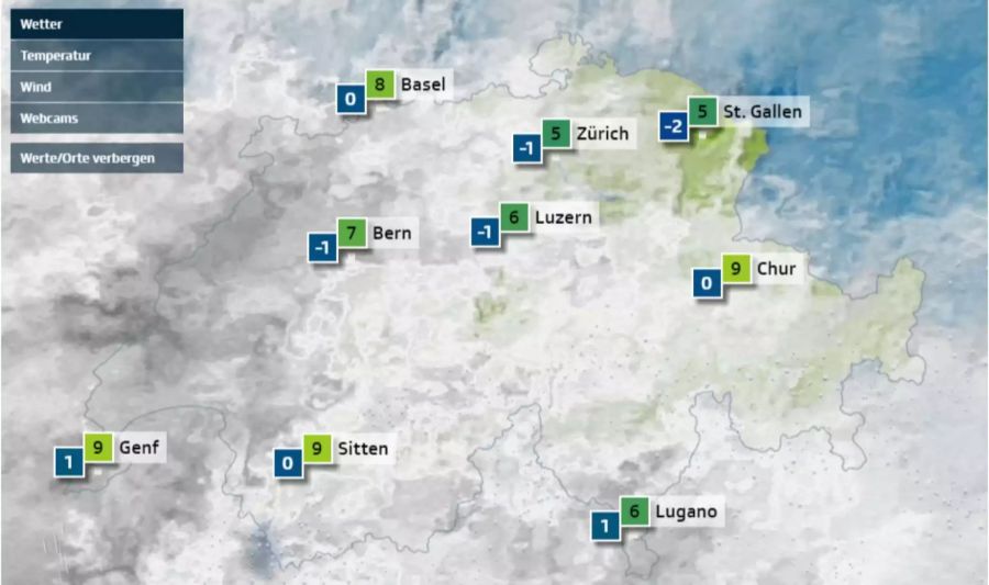 Zwischen 5 und 10 Grad warm wird es am Samstag.