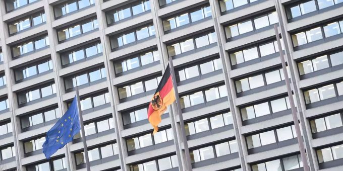 Die Deutsche Bundesbank sieht zuversichtlich in die Zukunft. Die Deutsche Bundesbank sieht zuversichtlich in die Zukunft.