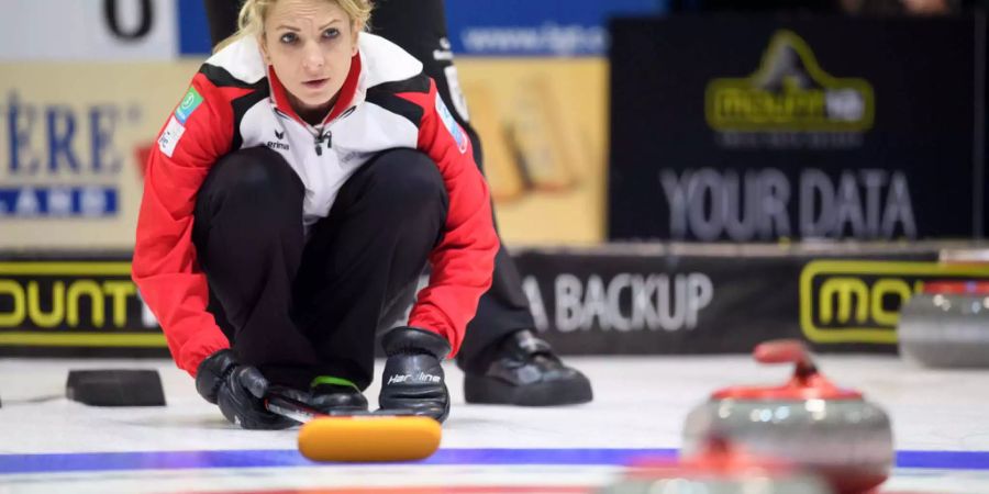 Das Team um Skip Silvana Trinzoni verliert das zweitletzte End mit 0:3.