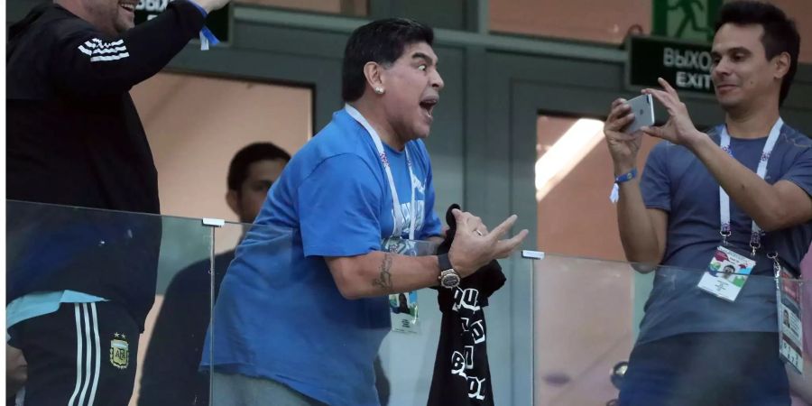 Will an die Ehre der Spieler appellieren: Diego Armando Maradona.