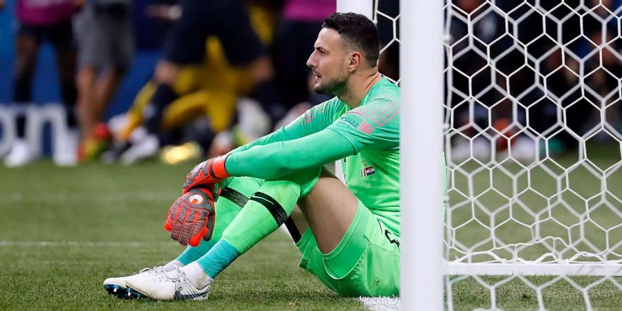 Danijel Subasic hat im WM-Final nicht seinen besten Tag.