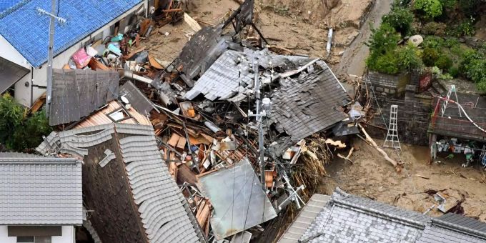 Unwetter - Zahl der Toten in Japan steigt auf mehr als 110