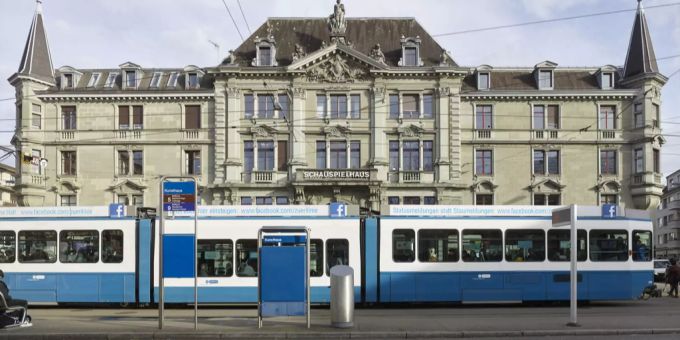 Ein Tram in der Stadt Zürich. (Symbolbild) tram