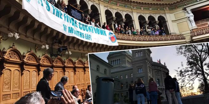 Nach Störaktion - Keine Anzeige: Klimaschüler kommen straffrei davon