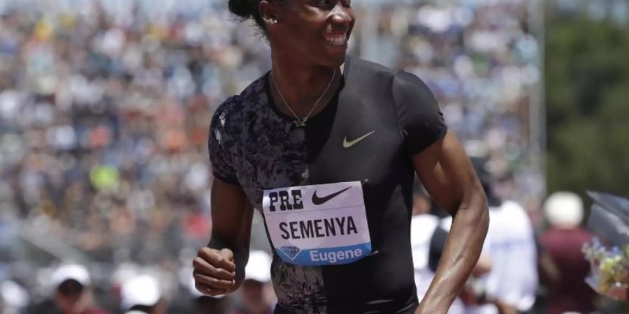 Droht mit dem WM-Boykott: Caster Semenya. Foto: Jeff Chiu/AP