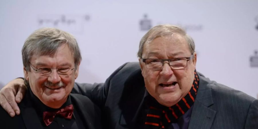 Wolfgang Winkler und Jaecki Schwarz 2013 in Berlin