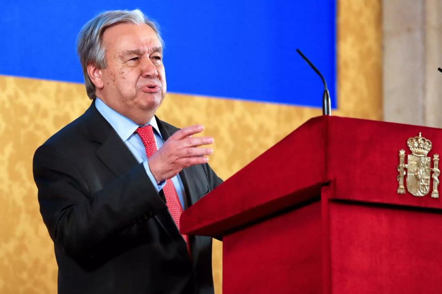 antonio guterres madrid