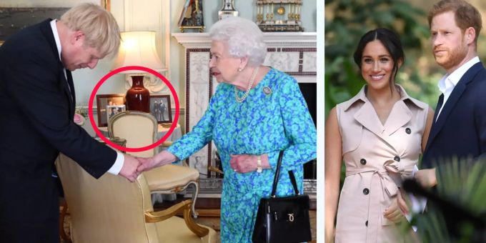 Nach Tränen-Inti - Die Queen hat Foto von Meghan und Harry aussortiert