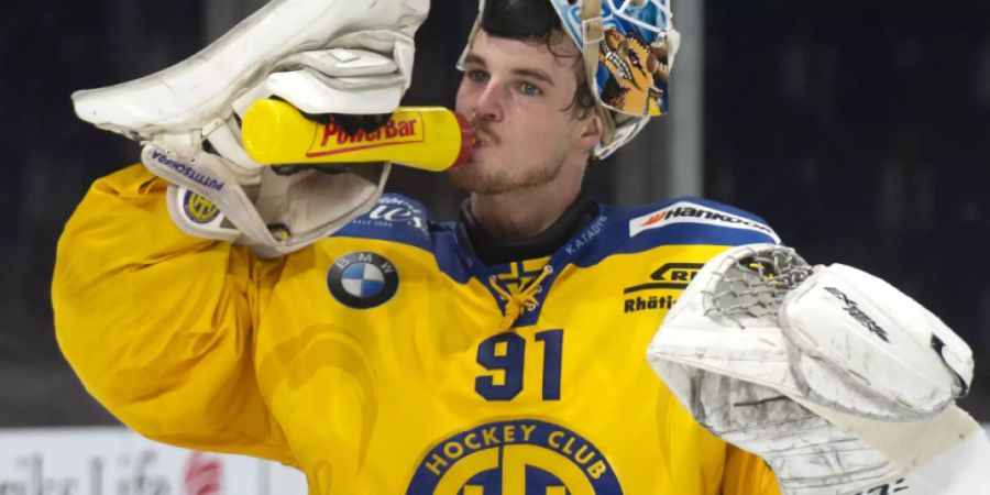 Chancen auf ersten NHL-Einsatz gestiegen: Der ehemalige Davos-Goalie Gilles Senn wurde von den New Jersey Devils ins NHL-Team befördert