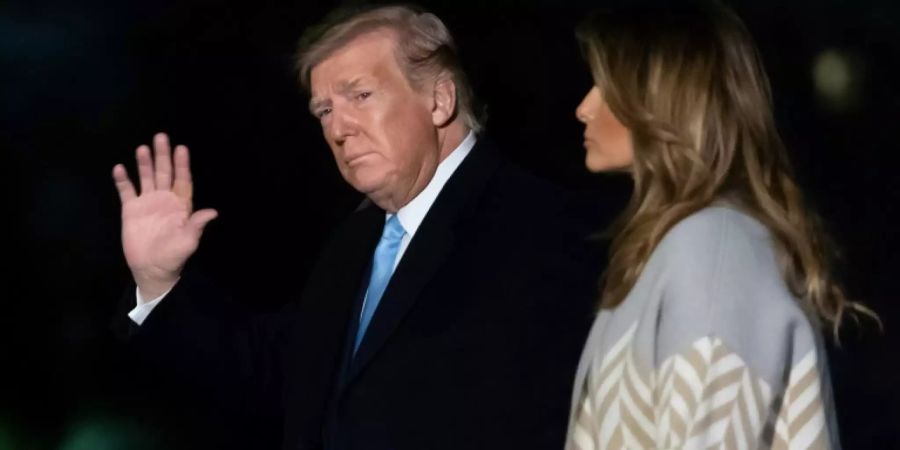 US-Präsident Donald Trump und seine Frau Melania