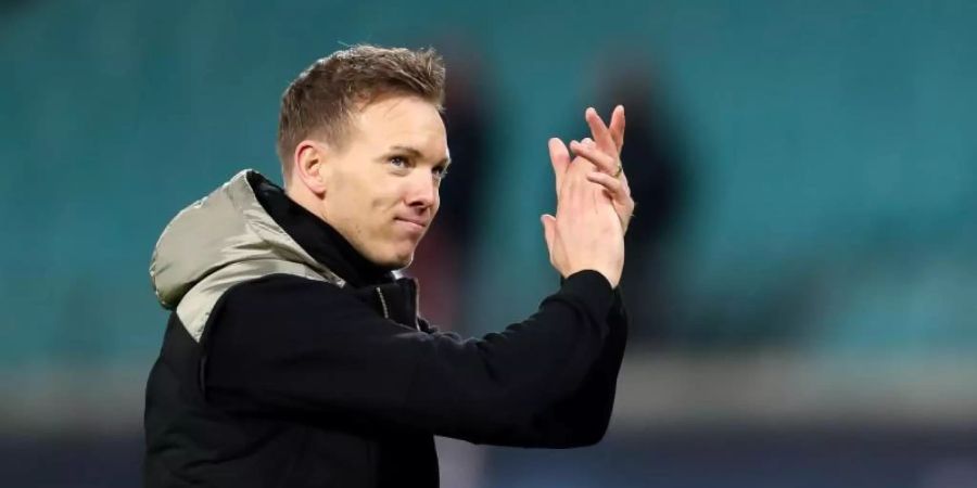 Führte RB gleich zur Herbstmeisterschaft: Trainer Julian Nagelsmann. Foto: Jan Woitas/dpa-Zentralbild/dpa