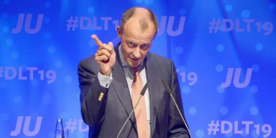 Friedrich Merz im Oktober beim Deutschlandtag der Jungen Union in Saarbrücken. Foto: Harald Tittel/dpa