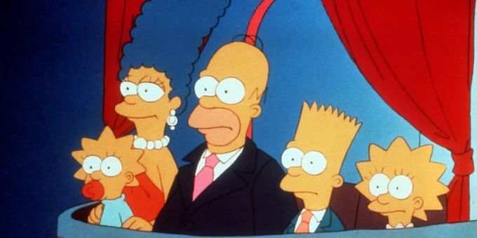 Die Simpsons wurden am 17. Dezember 30 Jahre alt. Bild von 1991. simpsons