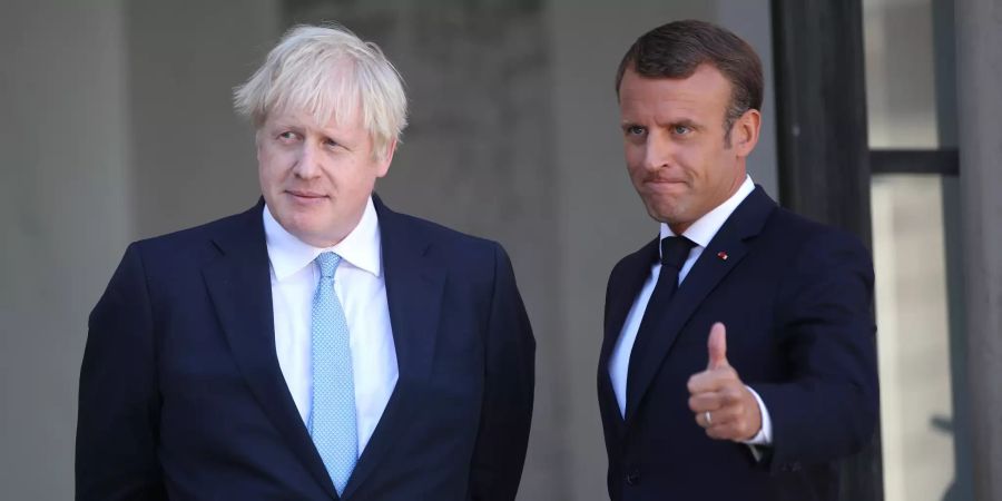 boris johnson emmanuel macron