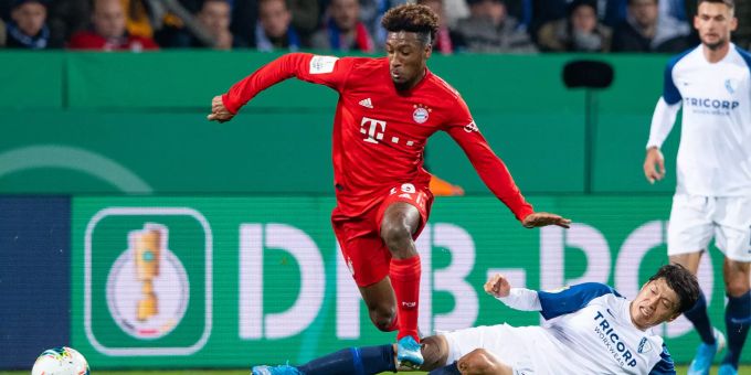 Kingsley Coman fühlt sich bei Bayern München wohl und will noch lange bleiben. Kingsley Coman